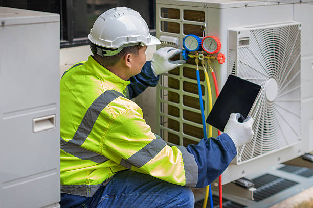 Professional Hvac technician working in Staunton, VA